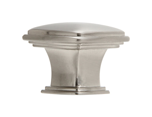 Silverline K2023 - 1-11/50 inch (31mm) Square Contemporary Modern Cabinet Knob