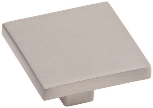 Silverline K2050 - 1/19-50 inch (35mm) Square Flat Contemporary Modern Cabinet Knob