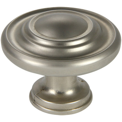 Silverline K2209 Round Traditional Modern Three Ring Knob Diameter 1-3/4 inch (44mm) Various Finishes Available