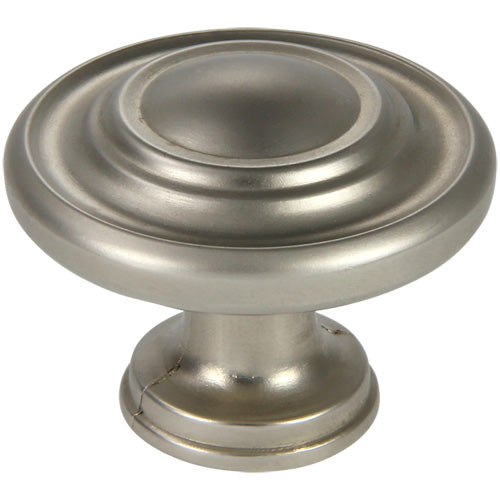 Silverline K2209 Round Traditional Modern Three Ring Knob Diameter 1-3/4 inch (44mm) Various Finishes Available