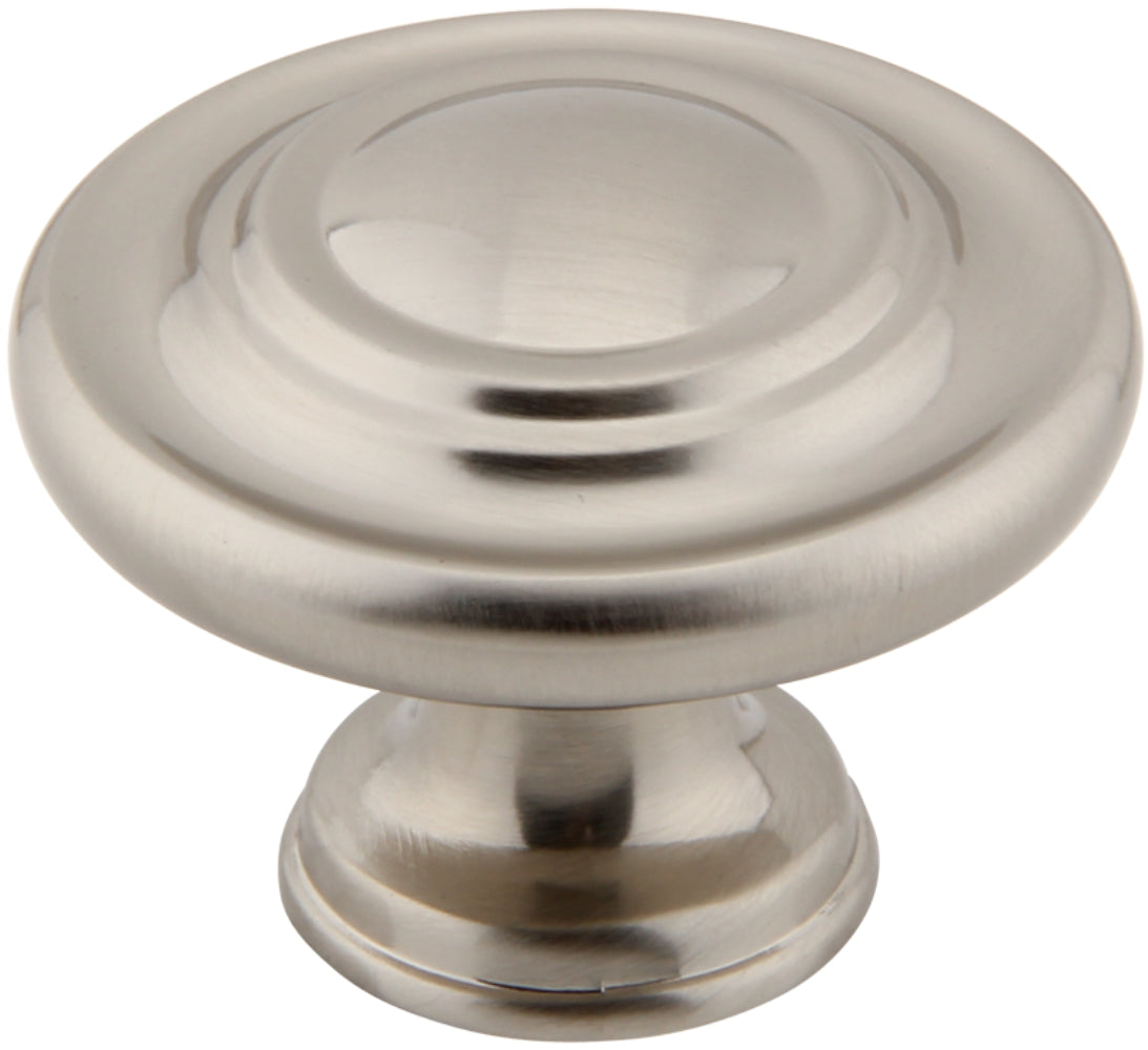 Silverline K2209 Round Traditional Modern Three Ring Knob Diameter 1-3/4 inch (44mm) Various Finishes Available