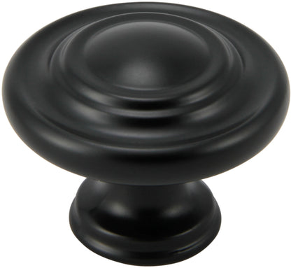Silverline K2209 Round Traditional Modern Three Ring Knob Diameter 1-3/4 inch (44mm) Various Finishes Available