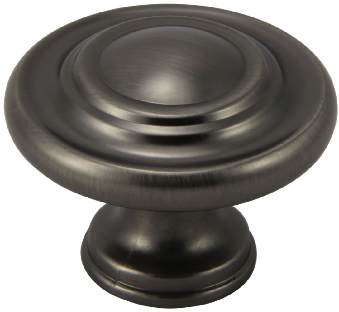 Silverline K2209 Round Traditional Modern Three Ring Knob Diameter 1-3/4 inch (44mm) Various Finishes Available