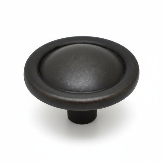 Silverline K2232 Cabinet Hardware Knob 34 x 23 H (mm) Button Rustic Sideboard - amerfithardware