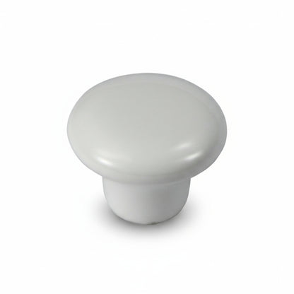Silverline K4000s | Classic White Ceramic Cabinet Knobs | Various Sizes