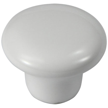 Silverline K4000s Old English White Ceramic Cabinet Knob Plain and Floral Style