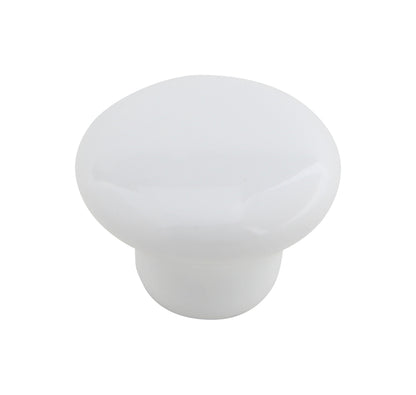 Silverline K4000s Old English White Ceramic Cabinet Knob Plain and Floral Style