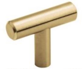 Silverline K5002 - 12mm Diameter Solid Steel T- Knob Various Finishes