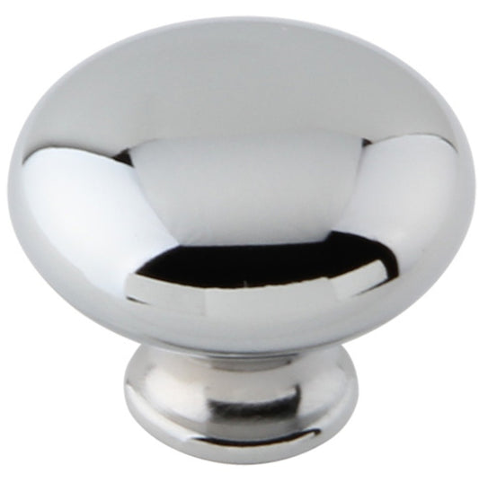 Silverline K928 Round Traditional Zinc Alloy Knob Mushroom Style Diameter: 1-1/4 inch (31mm) Cabinet Hardware