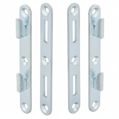 Silverline M0008 | Bed Rail Bracket Connector (Set of 8)