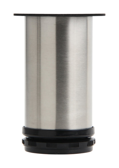 Silverline 4 Pack Adjustable SS201 Cabinet Leg in Brushed Satin Nickel Finish