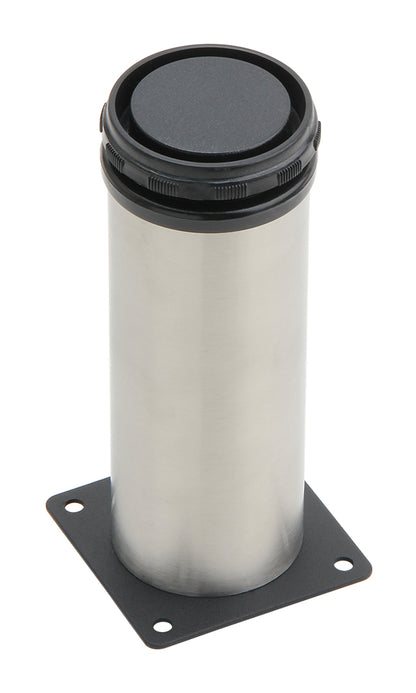 Silverline 4 Pack Adjustable SS201 Cabinet Leg in Brushed Satin Nickel Finish
