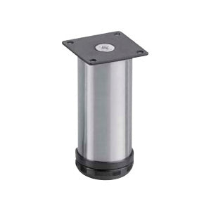 Silverline 4 Pack Adjustable SS201 Cabinet Leg in Brushed Satin Nickel Finish
