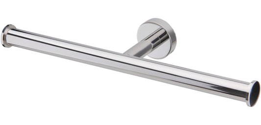 Silverline Double Roll Toilet Paper Holder Polished Chrome Wall Mounted