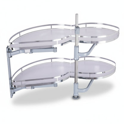 Silverline MC9668 | Swing Out Magic Corners Two-Tier Solid Bottom Blind Corner Optimizer