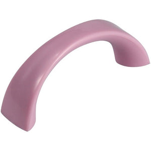 Silverline P0001 - 2-11/25 inch (62mm) Cute Pink Plastic Arched Pull CC: 1-15/16 inch (48mm) Cabinet Hardware
