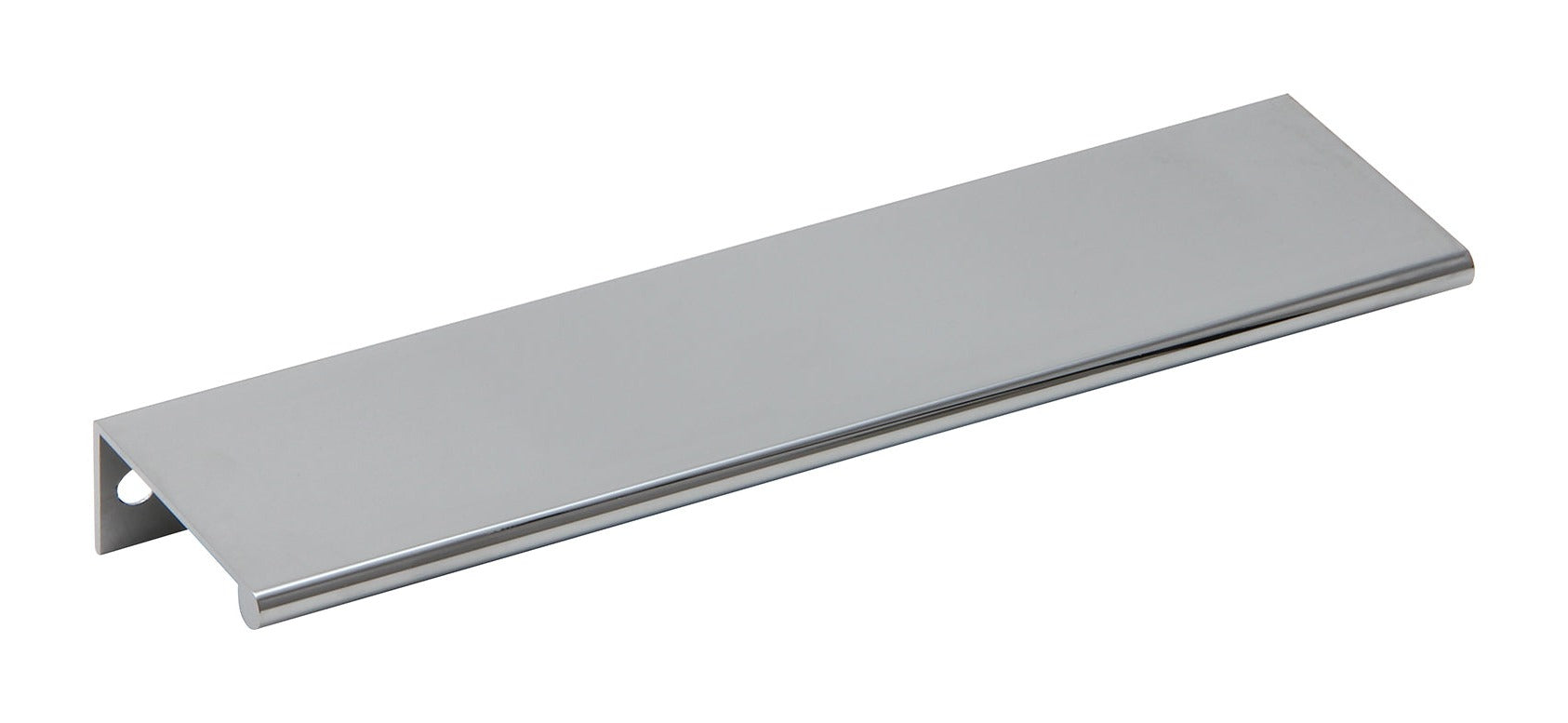 Silverline P1001 Aluminum Mount Finger Edge Tab Pull Handle in Polished Chrome Finish Various Sizes