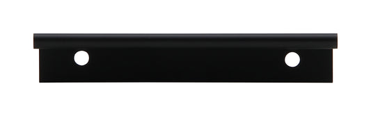 Silverline P1001 Aluminum Mount Finger Edge Tab Pull Handle in Matte Black Finish Various Sizes