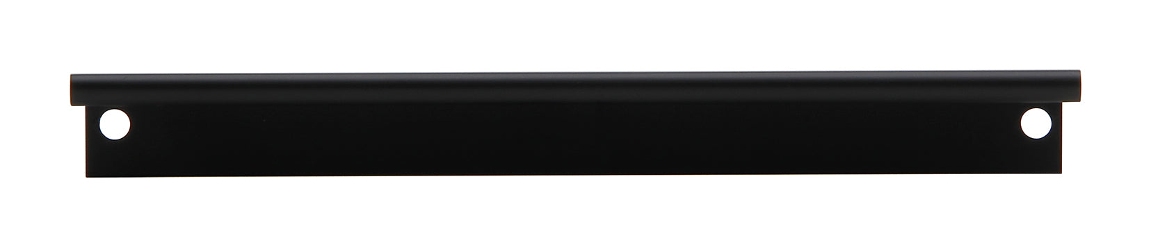Silverline P1001 Aluminum Mount Finger Edge Tab Pull Handle in Matte Black Finish Various Sizes