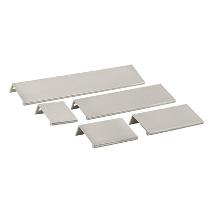 Silverline P1001 | Solid Tab Pulls Finger Pulls | Various Sizes & Finishes