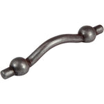 Load image into Gallery viewer, Silverline P2001 - 6-3/10 inch (160mm) Vintage Rustic Antique Pewter Garden Cabinet Pull in Rusted Iron Finish CC: 4-1/4 inch (108mm)
