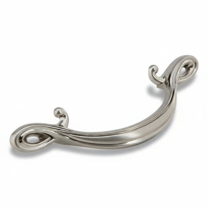 Silverline P2005 | Centers 5-1/16 in. Elegant Cabinet Pull Handle in Satin Nickel