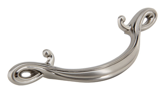 Silverline P2005 - 5-2/3 inch (144mm) Contemporary Elegant Cabinet Pull Handle in Brushed Satin Nickel Finish CC: 4 inch (100mm)