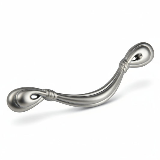 Silverline P2016 Cabinet Hardware Pull Handle Fancy CC: 96mm ~ 3-13/16 inch - amerfithardware