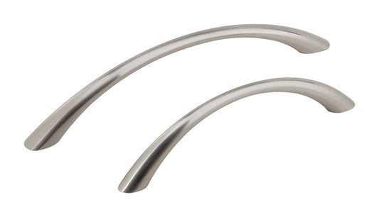 Silverline P2021 P2022 Contemporary Streamline Curved Arch Cabinet Pull Various Sizes and Finishes