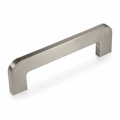 Silverline P2030 Cabinet Geometric Curved Pull Handle Flat Bar CC: 128 mm ~ 5 inch - amerfithardware
