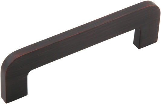 Silverline P2030 - 5-4/5 inch (148mm) Zinc Alloy Geometric Curved Flat Bar Pull Cabinet Handle CC: 5 inch (128mm) Various Finishes