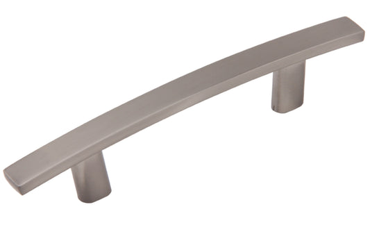 Silverline P2032 - 5-3/10 inch (135mm) Zinc Alloy Bar Pull Bow Pull Cabinet Handle CC: 3 inch (76mm) Various Finishes
