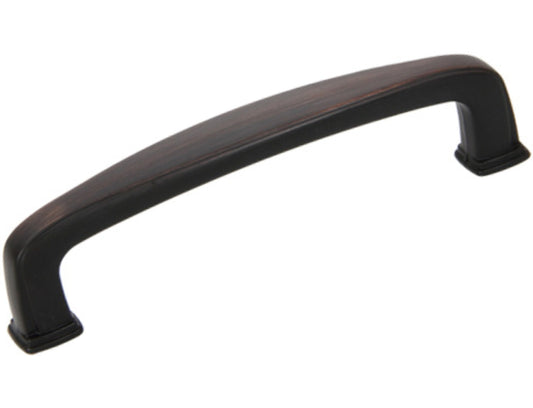 Silverline P2046 - 4-1/4 inch (108mm) Zinc Alloy Curved Contemporary Modern Pull Handle CC: 3-3/4 inch (96mm) Various Finishes
