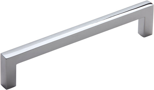 Silverline P2060 - 5-2/5 inch (138mm) Zinc Alloy Contemporary Modern Square Bar Pull Handle CC: 5 inch (128mm) Various Finishes