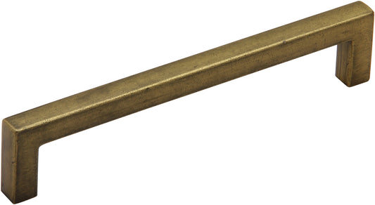 Silverline P2060 - 5-2/5 inch (138mm) Zinc Alloy Contemporary Modern Square Bar Pull Handle CC: 5 inch (128mm) Various Finishes