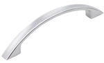 Load image into Gallery viewer, Silverline P2065 - 4-4/5 inch (122mm) Zinc Alloy Arched Curved Contemporary Cabinet Pull Handle CC: 3-3/4 inch (96mm) Various Finishes
