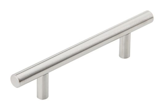 Silverline P5000s - 5 inch to 30 inch Solid Steel T Bar Pull Cabinet Appliance Handle Various Sizes in Brushed Satin Nickel Finish