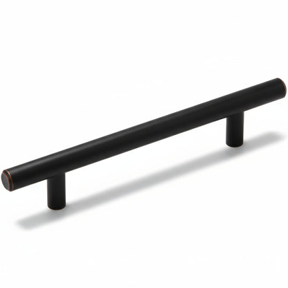 Silverline P5000 | Solid T-Bar Pulls with Knobs | Various Sizes & Finishes