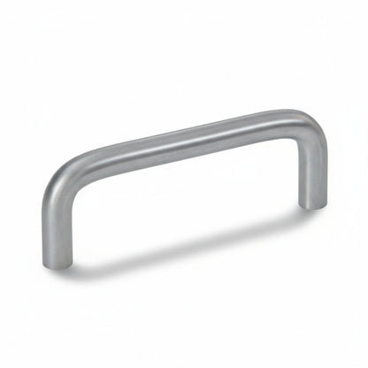 wire pull in brushed chrome