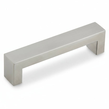 Silverline P6016 | Centers 6-5/16 in. Stainless Steel Square Bar Pull in Satin Nickel