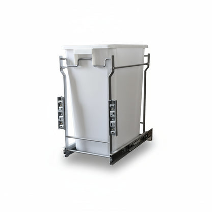 Pull Out Trash Cans - Kitchen Cabinet Organizer Pullout In-Cabinet 37 Qt Bins - amerfithardware