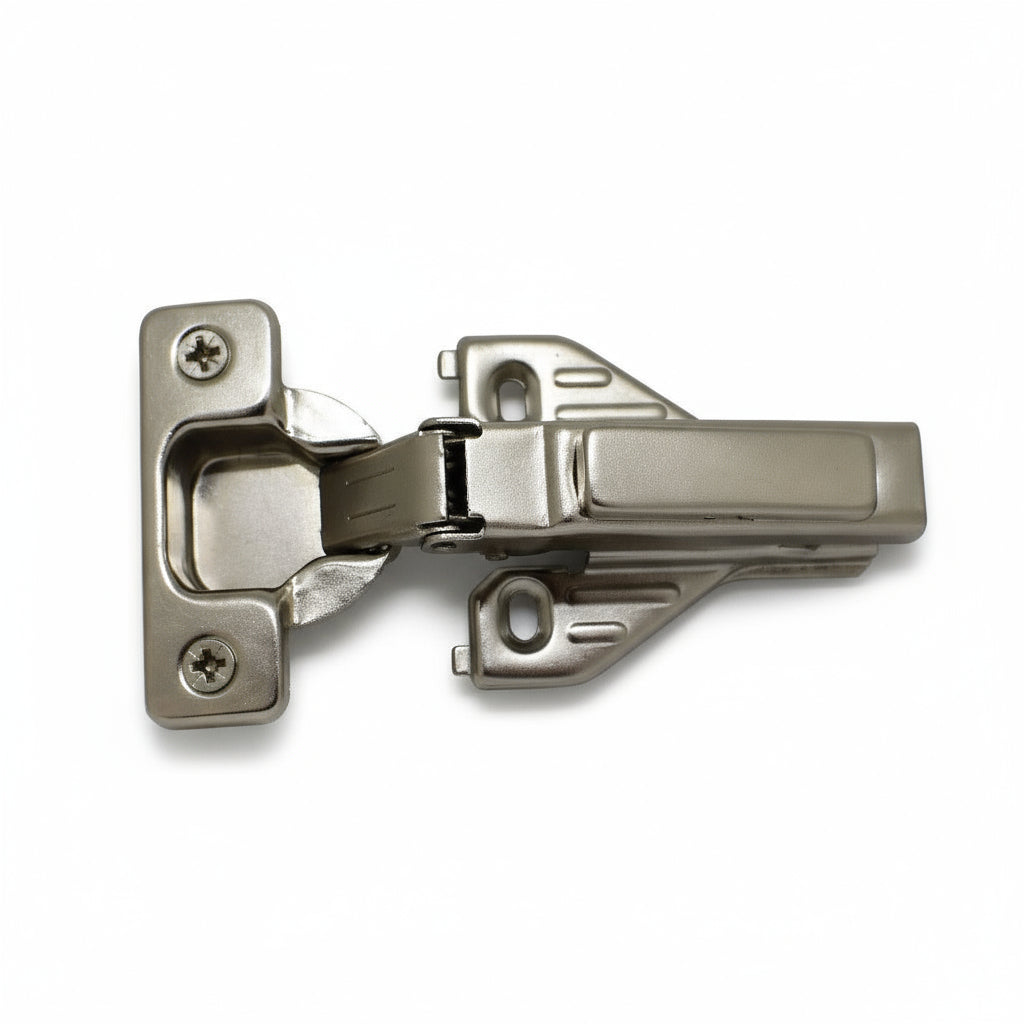 110 Half Partial Overlay Concealed Clip On Hinge Soft Closing with Base Plate for Face Frame and Frameless - amerfithardware