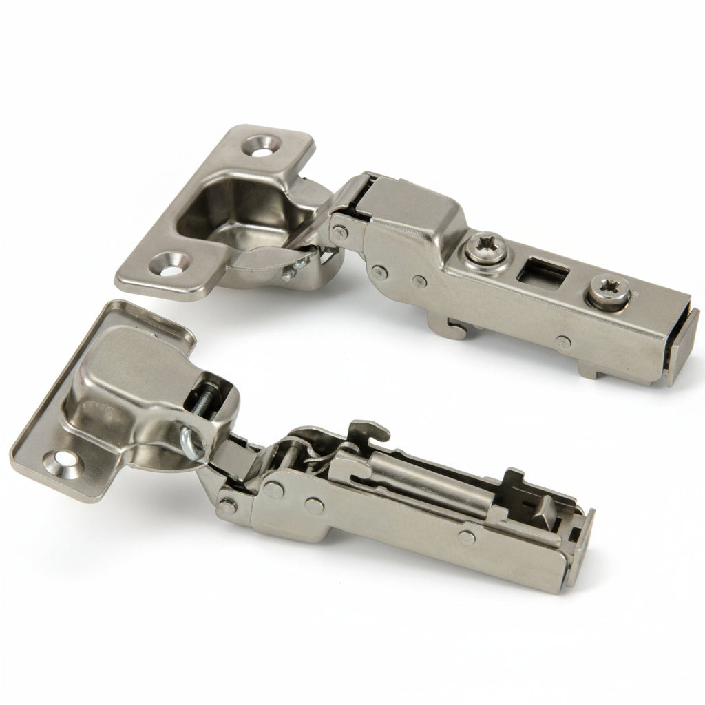 110 ¡ã Clip on Concealed Cabinet Hinge Pair Pack Soft Close Euro Type Bisagra - amerfithardware