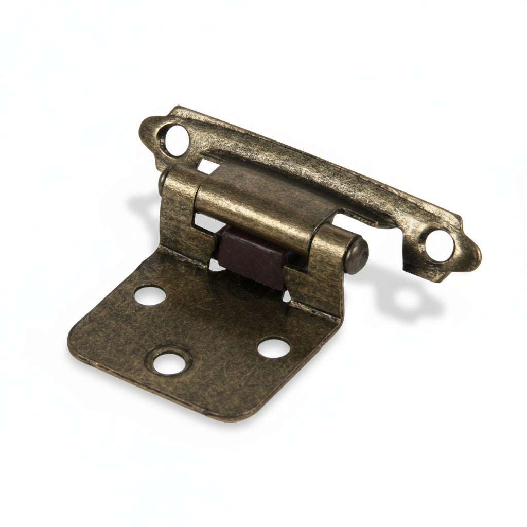 Silverline SH5001 | Self-Close Face Mount Variable Overlay Hinge | Various Finishes (Set of 2)