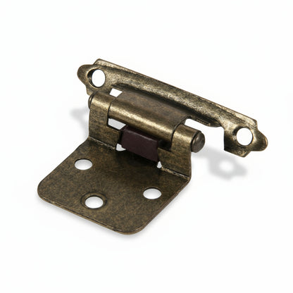 Silverline SH5001 | Self-Close Face Mount Variable Overlay Hinge | Various Finishes (Set of 2)