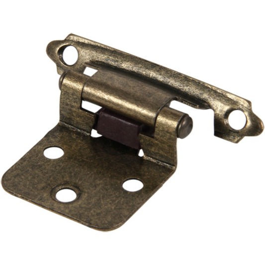 Variable Overlay Hinge Face Frame Cabinet Hardware Self Close - Sold as Pairs
