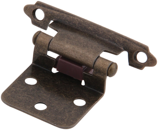 Variable Overlay Hinge Face Frame Cabinet Hardware Self Close - Sold as Pairs