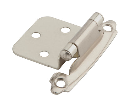 Variable Overlay Hinge Face Frame Cabinet Hardware Self Close - Sold as Pairs
