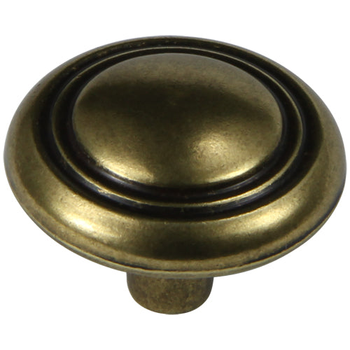 Silverline K2002 Retro Antique Mushroom Knob in Antique English Finish 1-1/4 inch Diameter Cabinet Hardware